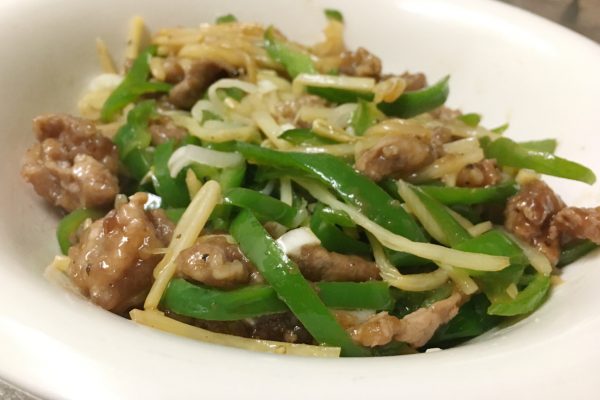 Stir-fried Beef and Peppers